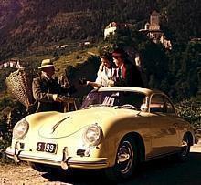 356 A Carrera Coupé Motor: 4-Zylinder-Boxermotor, luftgekühlt Hubraum: 1498 cm³ (Mj.1956-Mj.1958), 1588 cm³ (Mj.1959) Leistung: 74 kW (100 PS) bei 6200 U/min (Mj.1956-Mj.1958), 77 kW (105 PS) bei 6500 U/min (Mj.1959) Höchstgeschwindigkeit: 200 km/h.